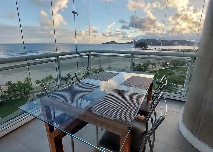Book Santos - Unlimited 901 - Frente Mar Com Vista Panoramica
